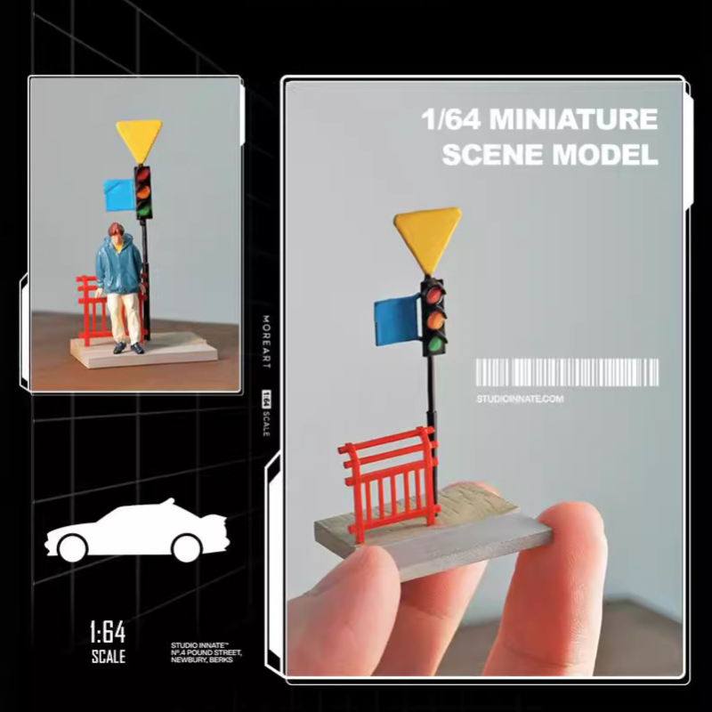 Photography Lighting Simulator Free - 1:64 จําลองไฟจราจรราว Miniature Action Figures รุ่น