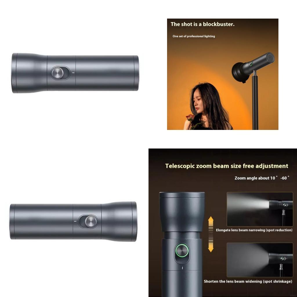 Photography Mobile Lighting - ตัวแปรซูมซูมไฟแสง 10W วิดีโอไฟ LED การถ่ายภาพไฟฉายวิดีโอพกพาวิดีโอเติมเต็มแสง 896C