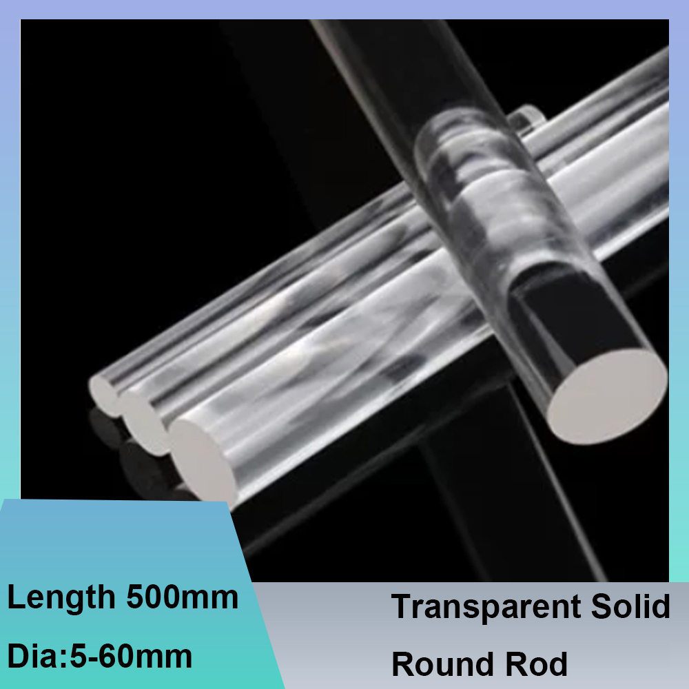 Photography Lighting Guides - แท่งนำแสงแบบกลมโปร่งใส ยาว 500 มม. แข็งแรง ทนทาน