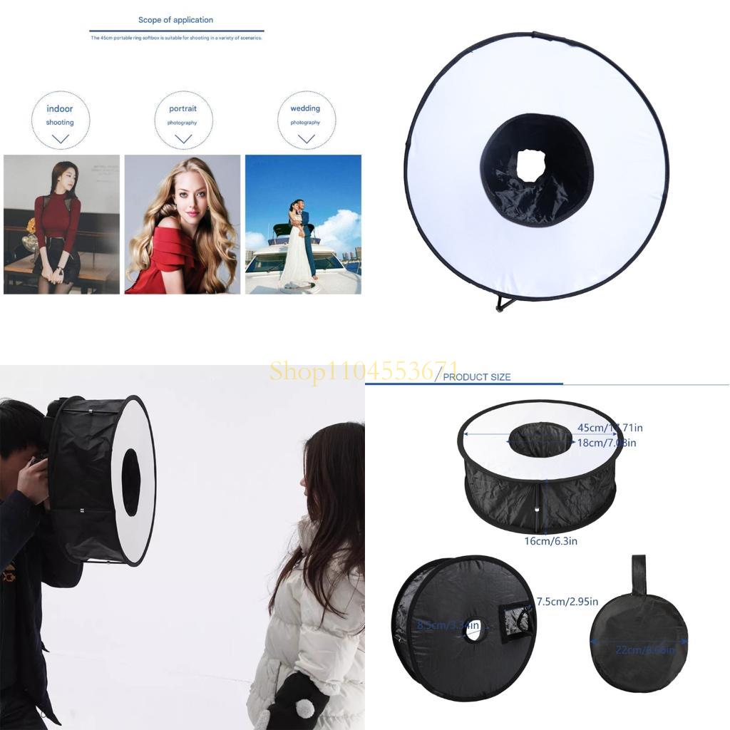 Photography Lighting Beginners - ผู้ขายที่ดีที่สุด Quick Assembly 45 ซม. Softbox
