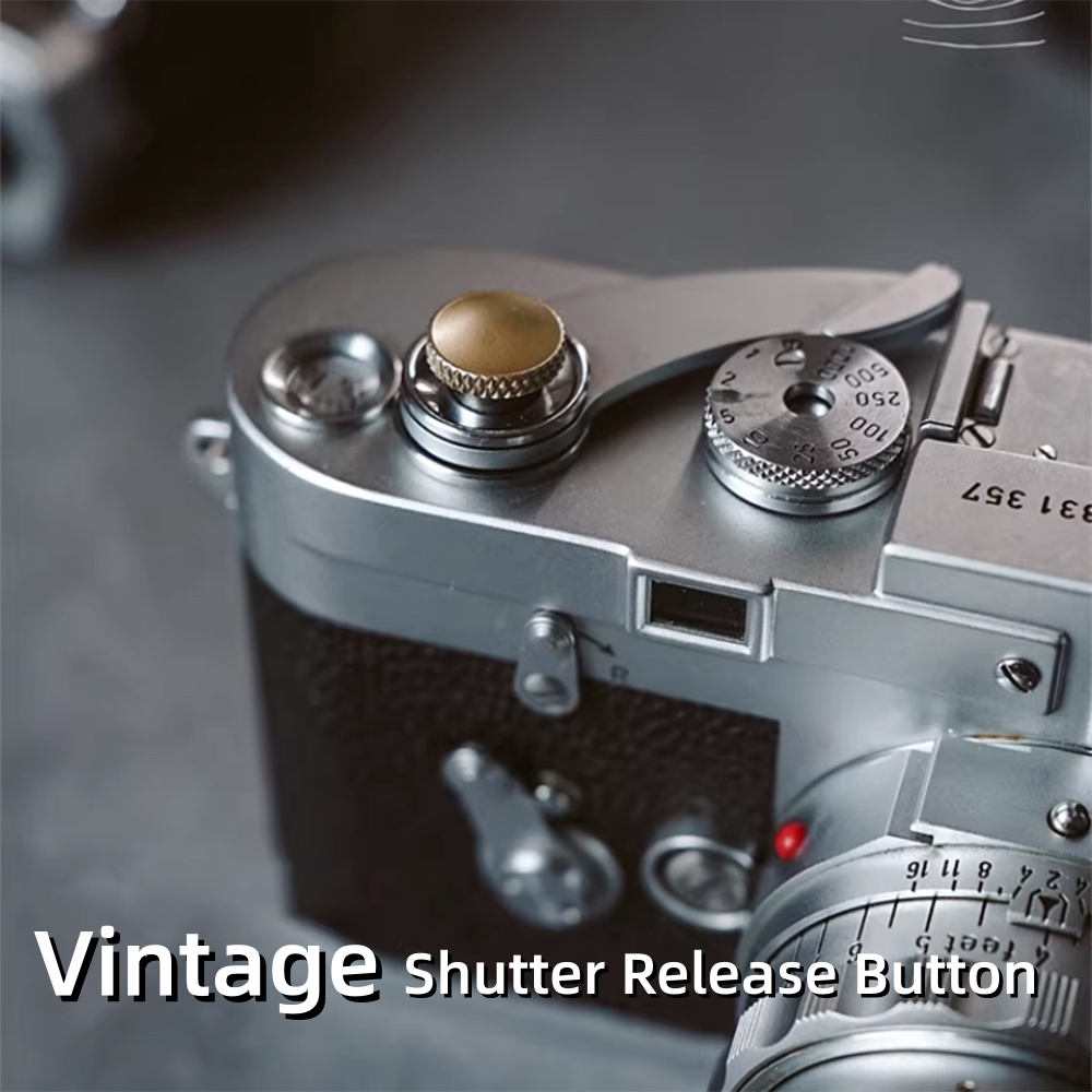 Fujifilm Camera X100Vi - ปุ่มชัตเตอร์กล้องโลหะสไตล์วินเทจสำหรับ Fuji XT5 XT50 XPro3 XM5