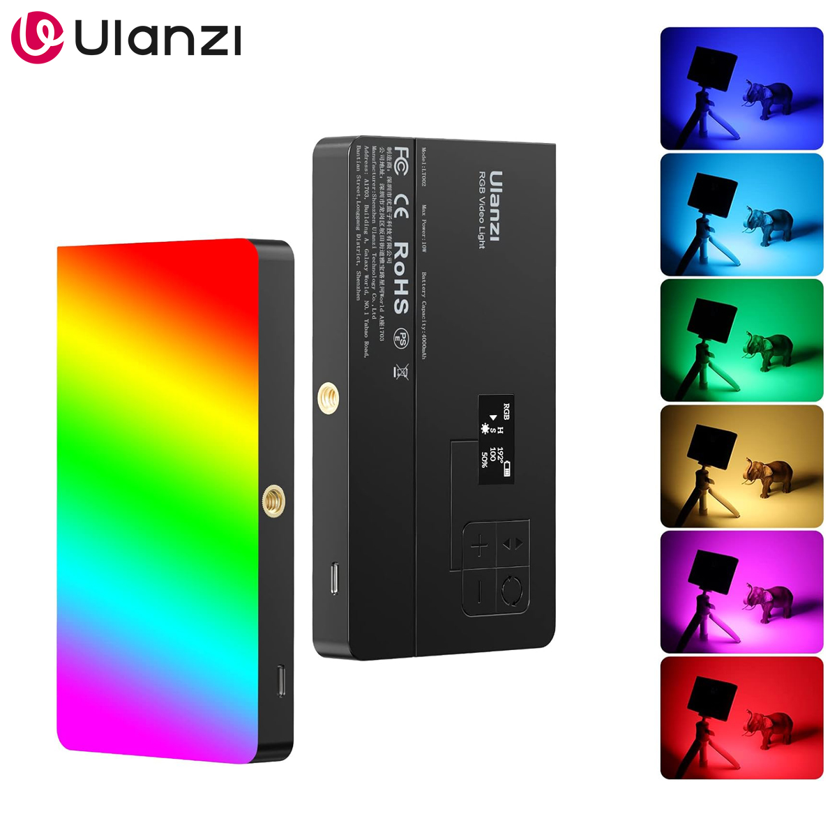 ไฟวิดีโอ ULANZI LT002 RGB, ไฟ  - Torjim Rgb Photography Video Lighting บทวิจารณ์และราคา