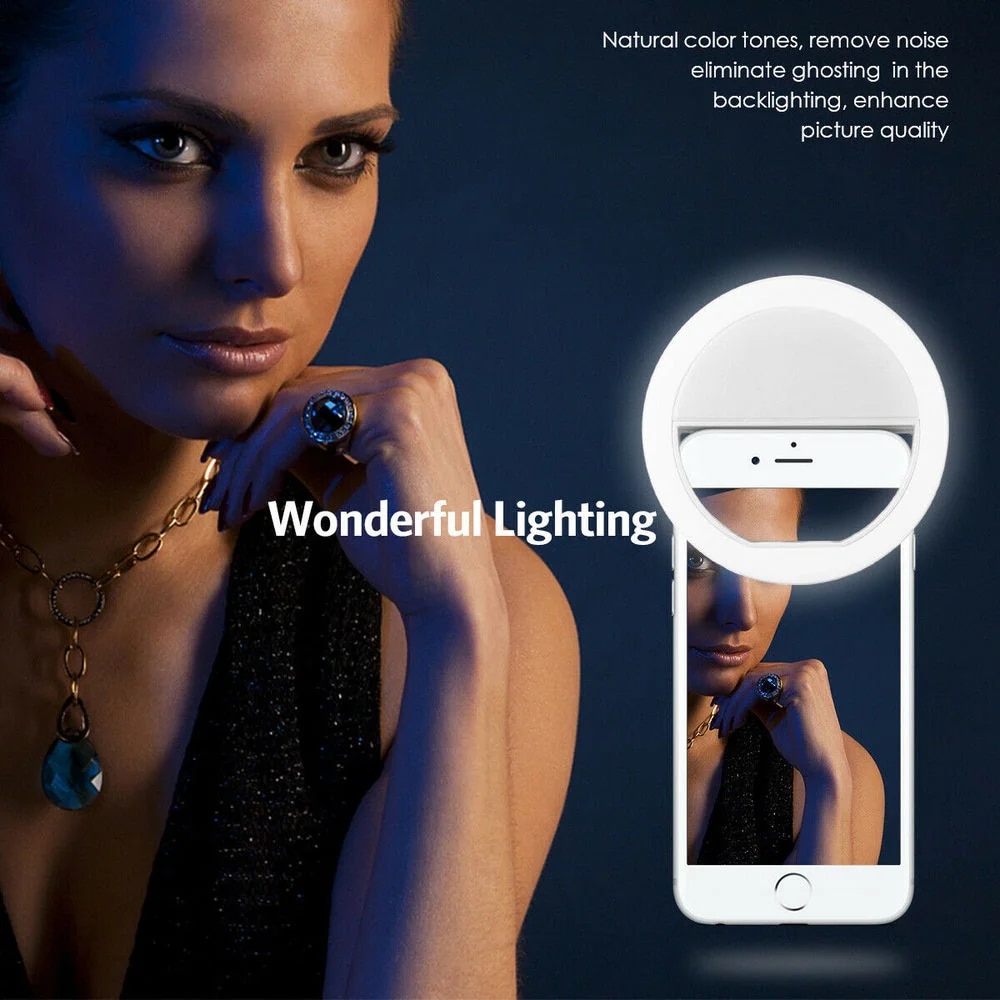 ไฟวงแหวน LED แบบชาร์จไฟได้พร้อ - Photography Lighting Background บทวิจารณ์และราคา