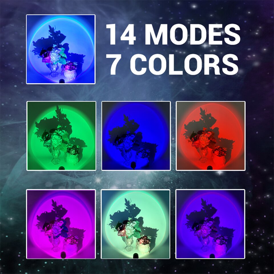 โคมไฟ USB ไล่เฉดสีสันสดใส ตกแต - Photography Lighting Background บทวิจารณ์และราคา