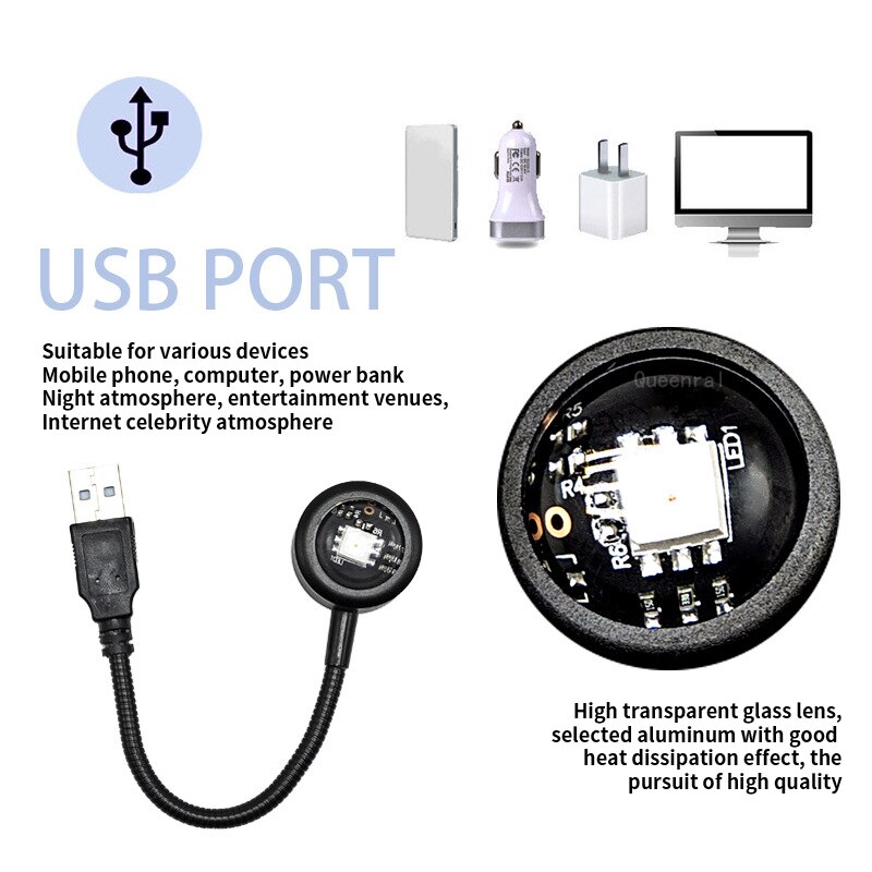 โคมไฟ USB ไล่เฉดสีสันสดใส ตกแต - Photography Lighting Background บทวิจารณ์และราคา