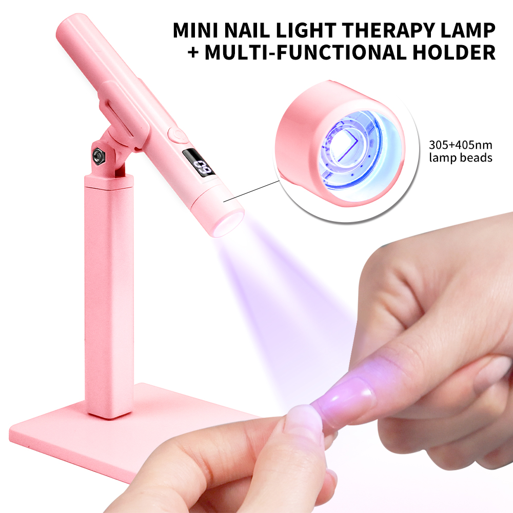 แบบพกพาเล็บ UV LED โคมไฟแบบชาร - Photography Lighting Portrait บทวิจารณ์และราคา