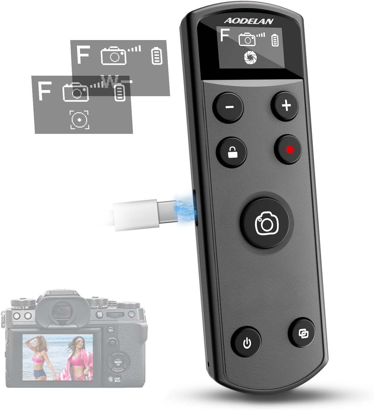 สีดํา USB-C ชาร์จรีโมทคอนโทรลห - Fujifilm Camera X100Vi บทวิจารณ์และราคา