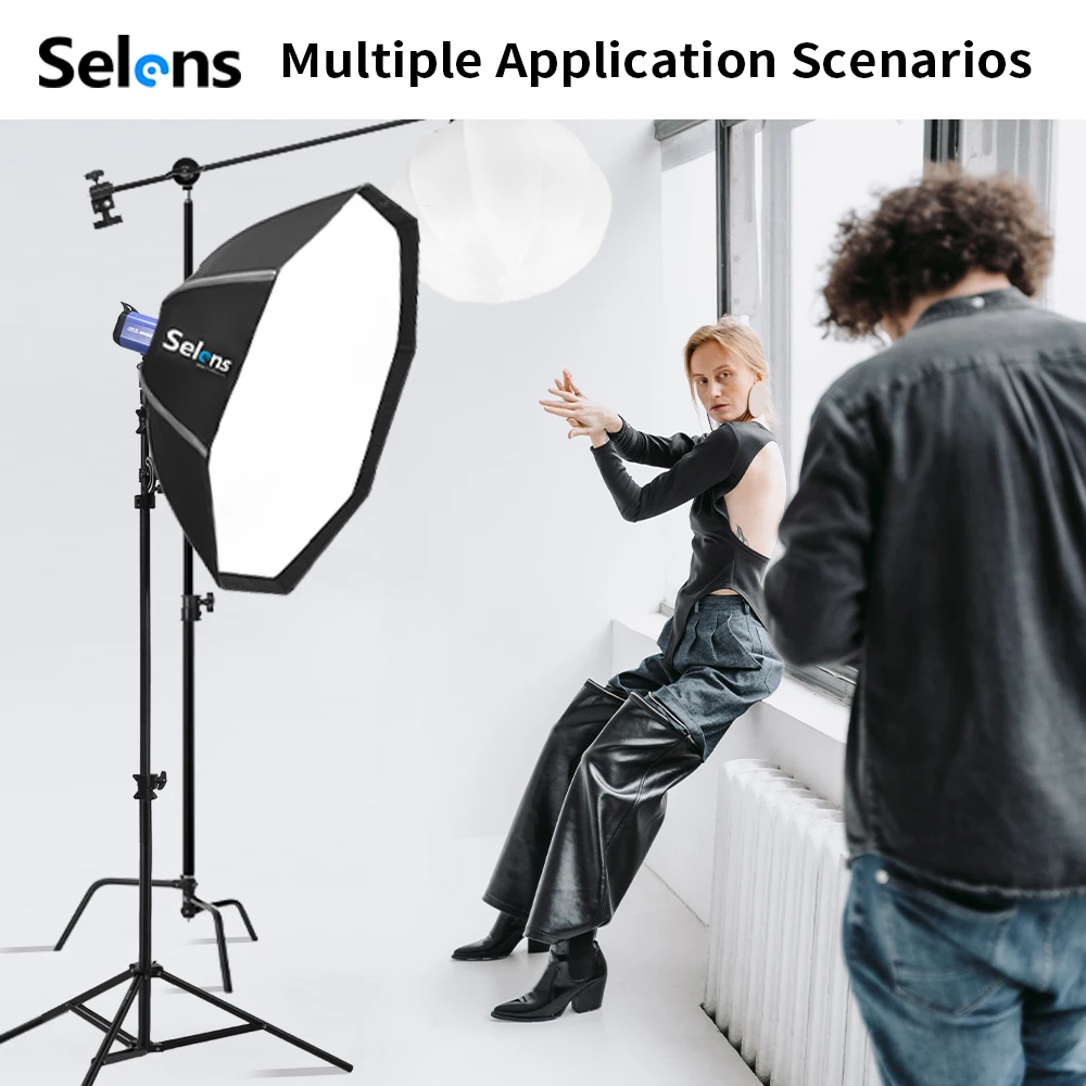 ซอฟต์บ็อกซ์แบบร่ม Selens 82/10 - Photography Studio Lighting Set Up บทวิจารณ์และราคา