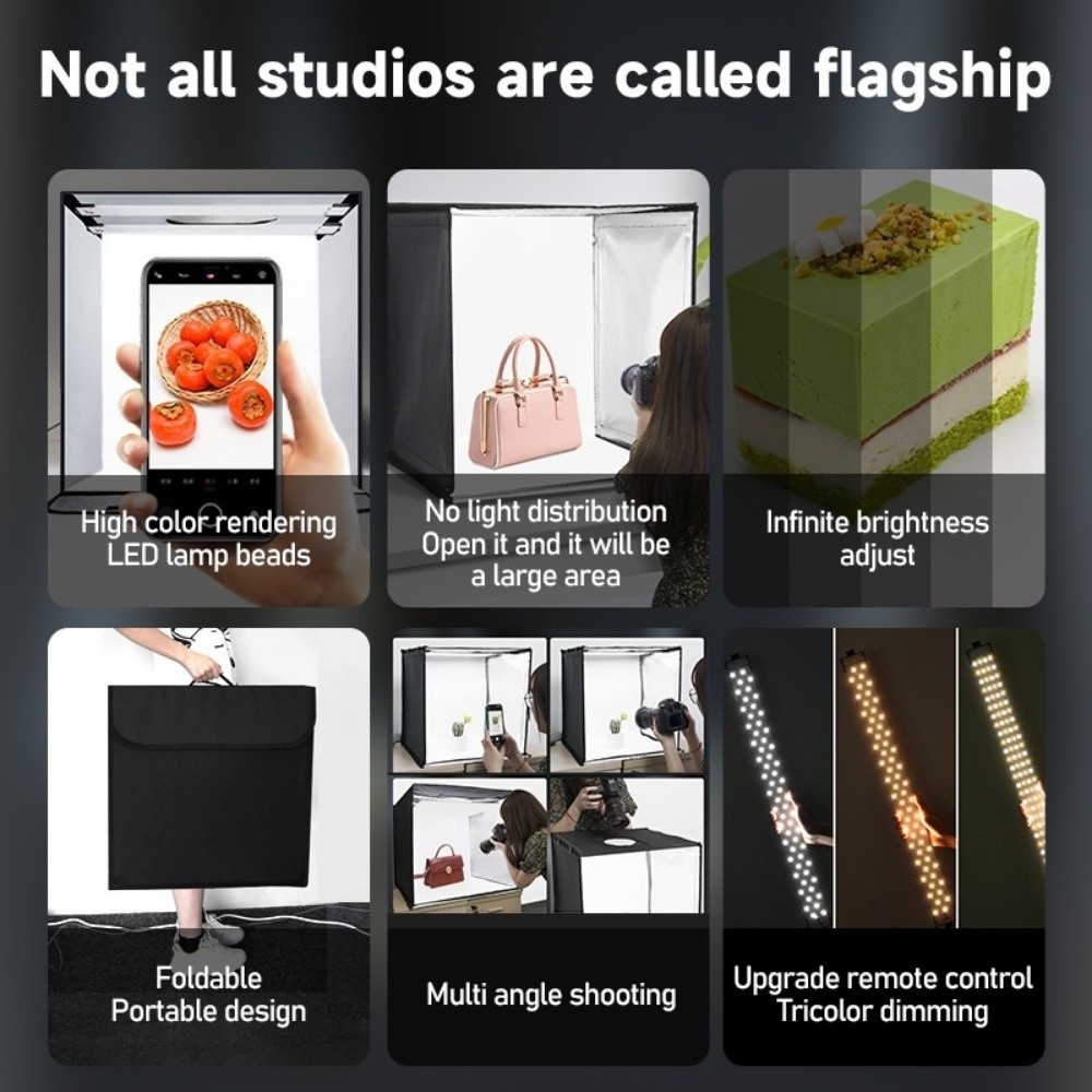 กล่องไฟ LED ขนาด 45/65 ซม. แบบ - Photography Lighting Background บทวิจารณ์และราคา
