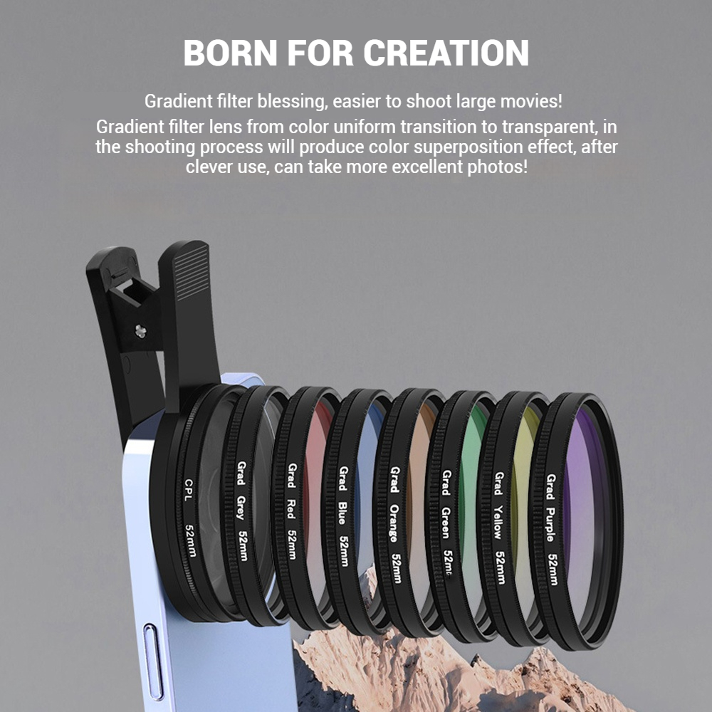 ชุดฟิลเตอร์กล้องสมาร์ทโฟนแบบหน - Photography Lighting Beginners บทวิจารณ์และราคา