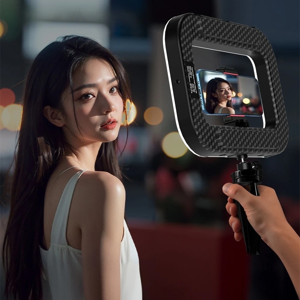 ไฟเซลฟี่แบบพกพา ไฟ LED สี่เหลี - Photography Mobile Lighting บทวิจารณ์และราคา