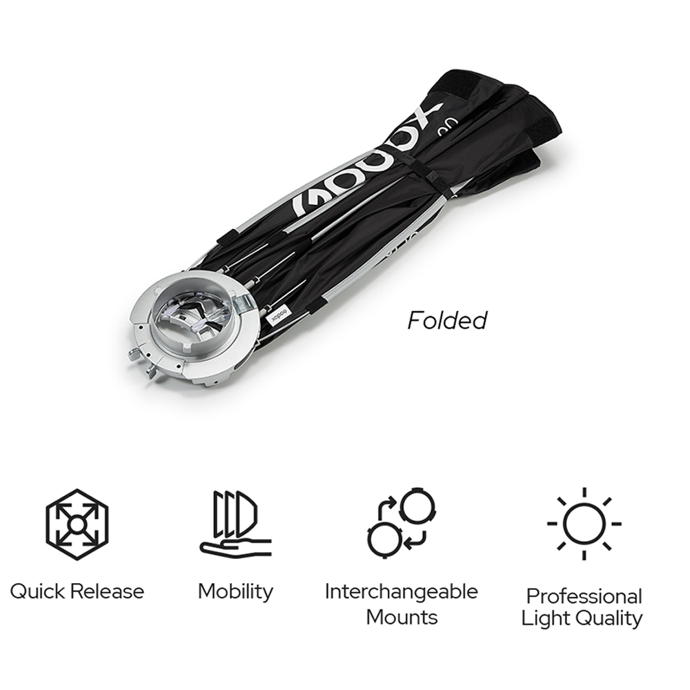 ซอฟต์บ็อกซ์ Godox EazyFlow Ser - Photography Studio Lighting Set Up บทวิจารณ์และราคา