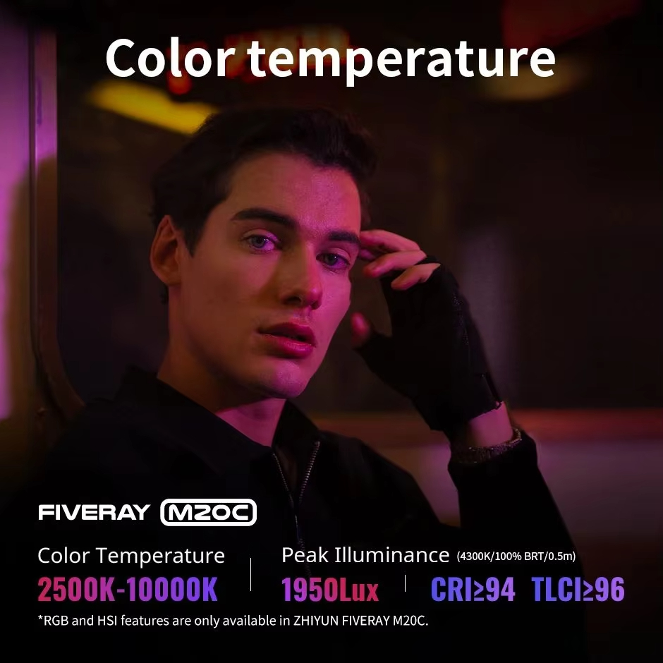 ไฟวิดีโอ LED ZHIYUN FIVERAY M2 - Torjim Rgb Photography Video Lighting บทวิจารณ์และราคา