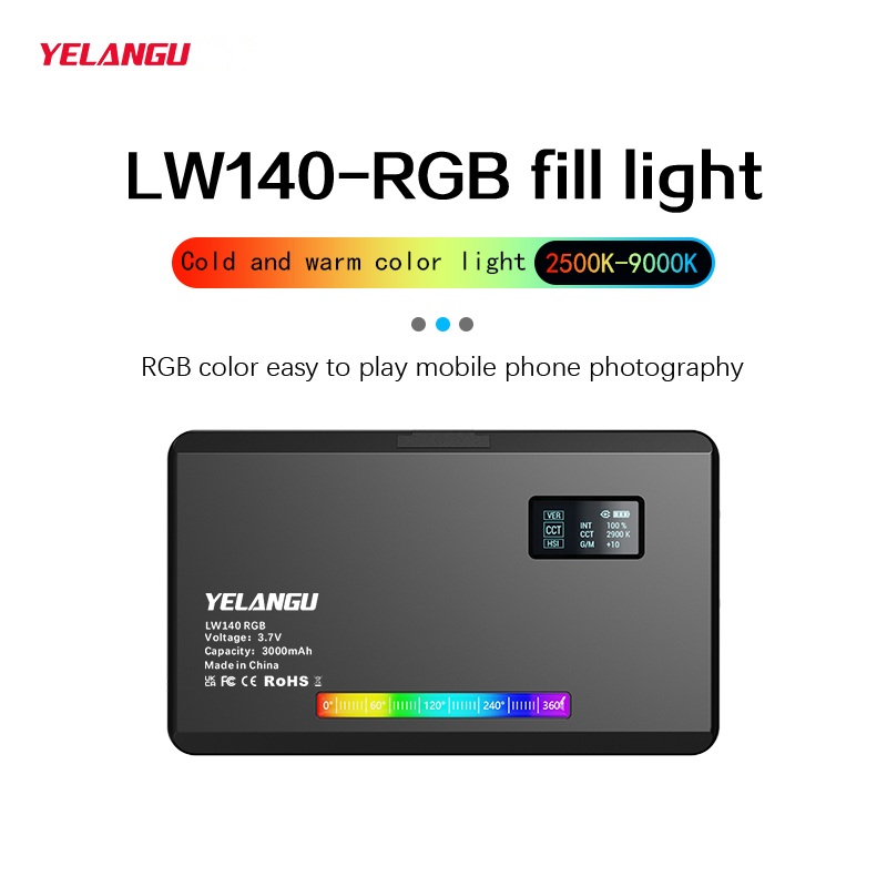YELANGU RGB LED Video Light W1 - Torjim Rgb Photography Video Lighting บทวิจารณ์และราคา