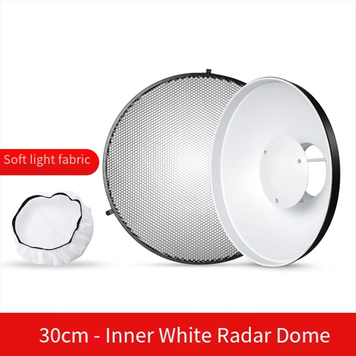 N05R 30cm แผ่นสะท้อนแสงแบบ Bea - Photography Lighting Portrait บทวิจารณ์และราคา