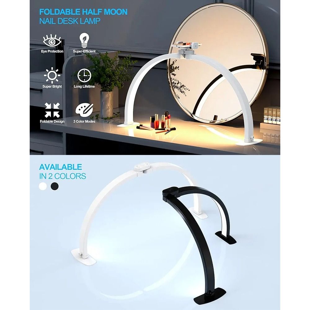 โคมไฟอบเล็บรูปครึ่งวงกลมปรับคว - Photography Lighting No Shadows บทวิจารณ์และราคา