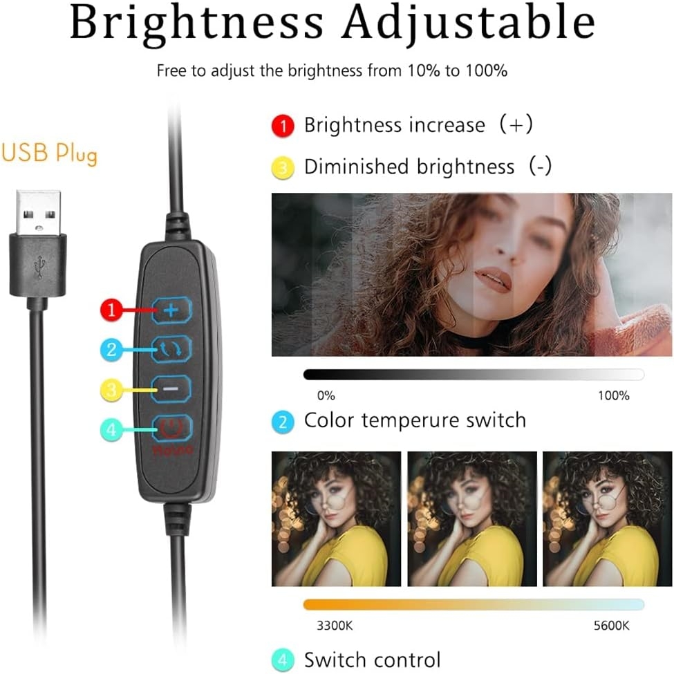 8 นิ้วสตูดิโอถ่ายภาพ LED 3000- - Torjim Rgb Photography Video Lighting บทวิจารณ์และราคา