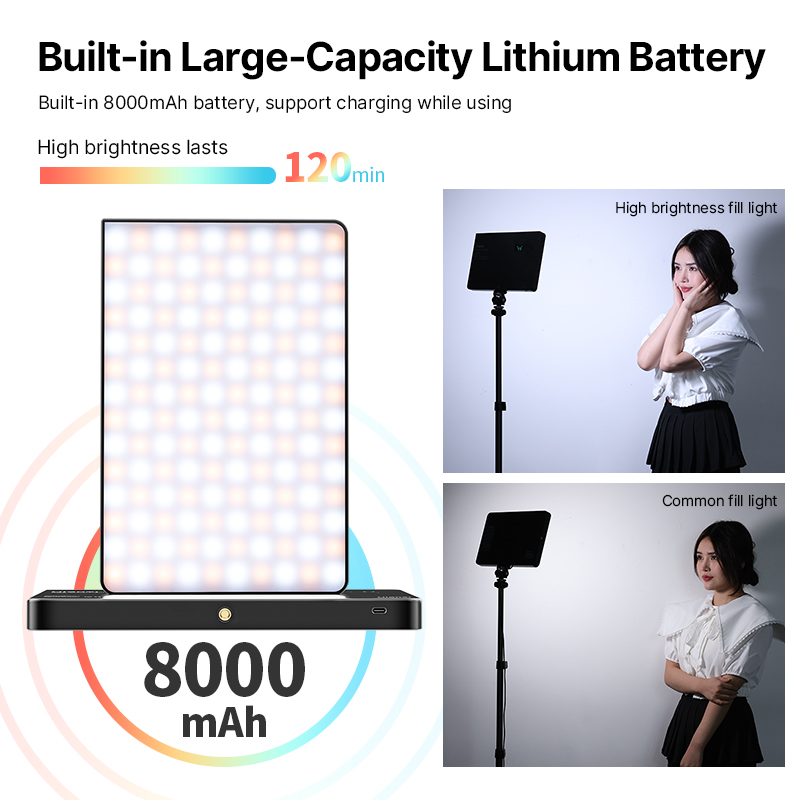 Ulanzi ไฟวิดีโอ RGB 15W LT003แ - Torjim Rgb Photography Video Lighting บทวิจารณ์และราคา