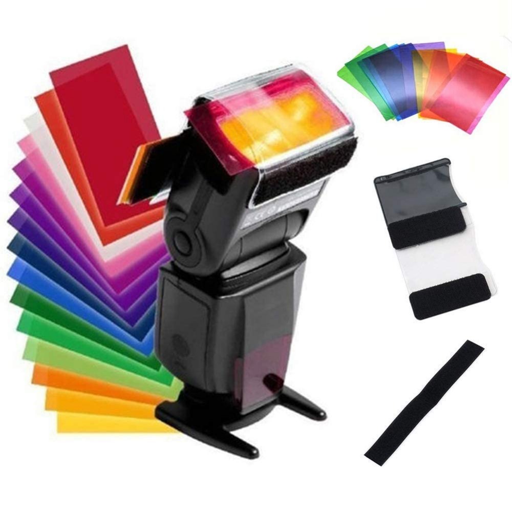 ชุดฟิลเตอร์เจลสำหรับแฟลชกล้อง  - Photography Lighting Portrait บทวิจารณ์และราคา