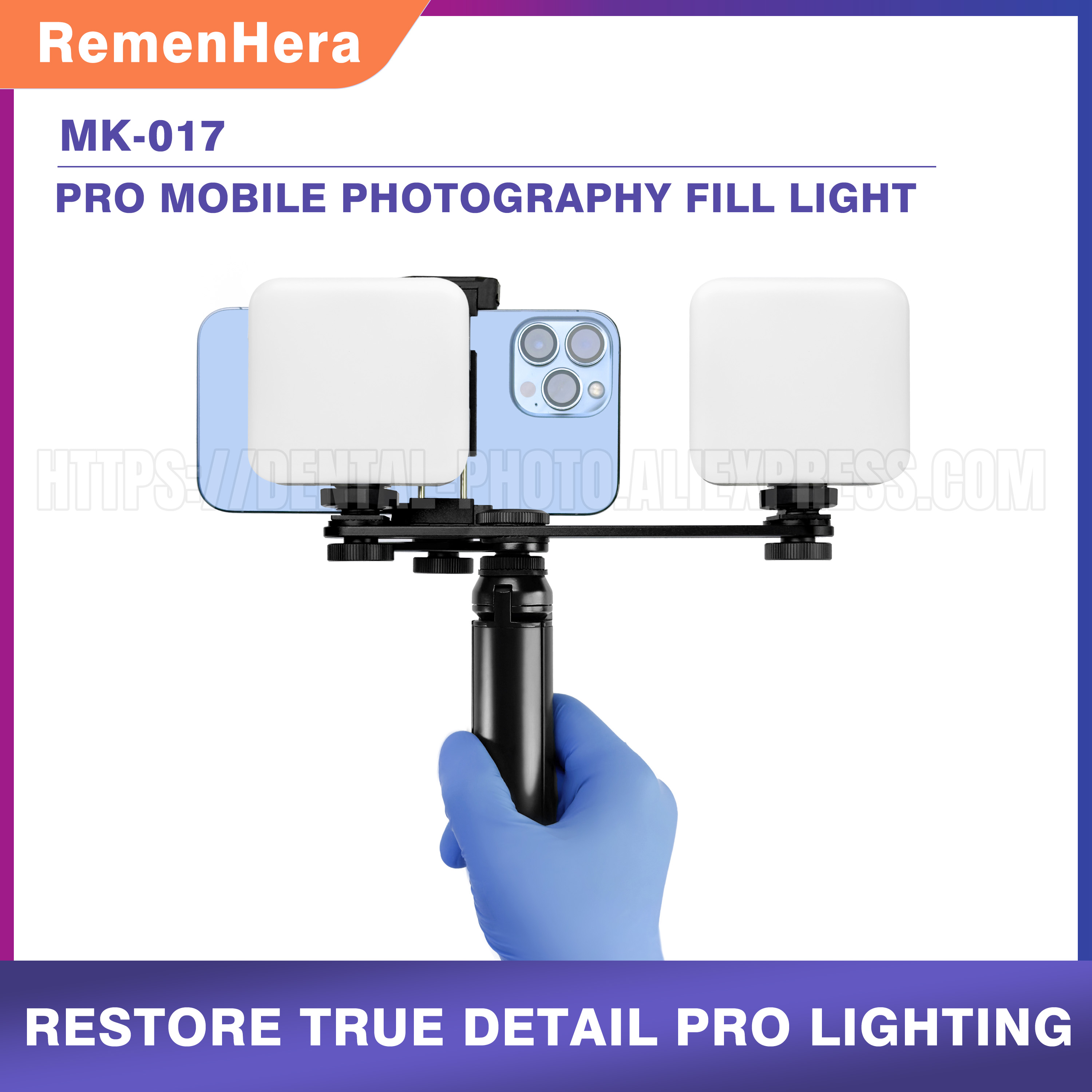 ไฟ LED เติมแสงสำหรับถ่ายภาพโทร - Photography Mobile Lighting บทวิจารณ์และราคา