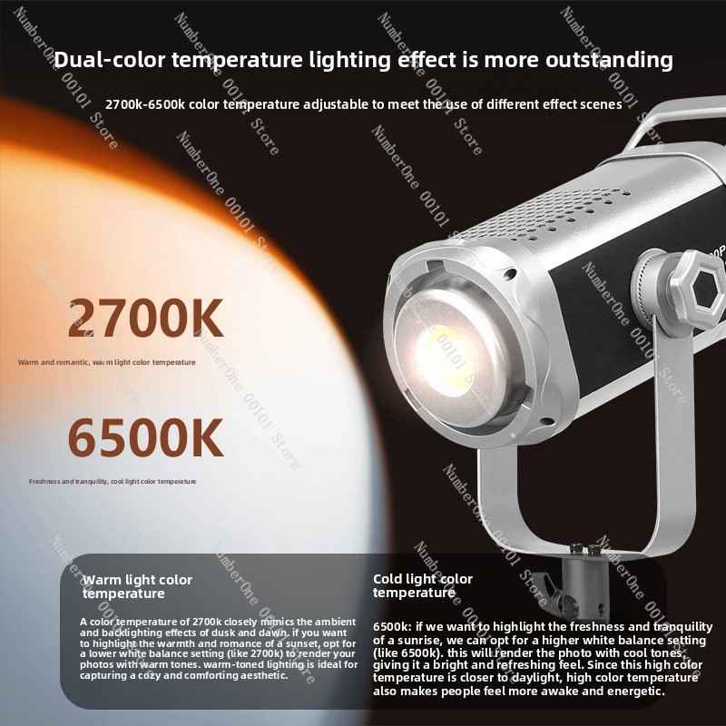 ไฟถ่ายภาพ COB 300W ปรับอุณหภูม - Photography Lighting Portrait บทวิจารณ์และราคา