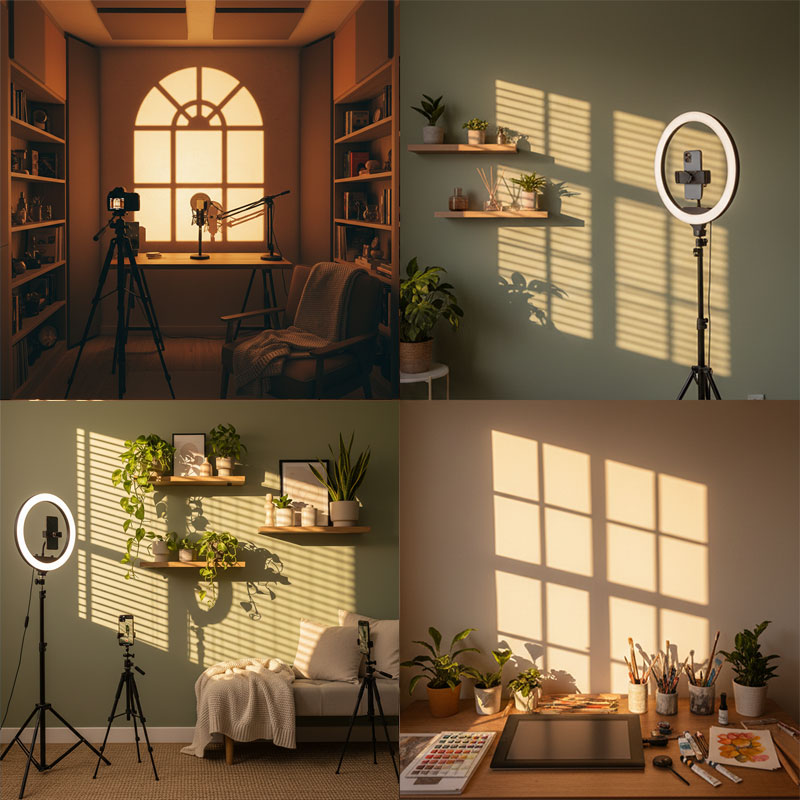 ไฟโปรเจคเตอร์โกโบแบบติดหน้าต่า - Photography Lighting No Shadows บทวิจารณ์และราคา