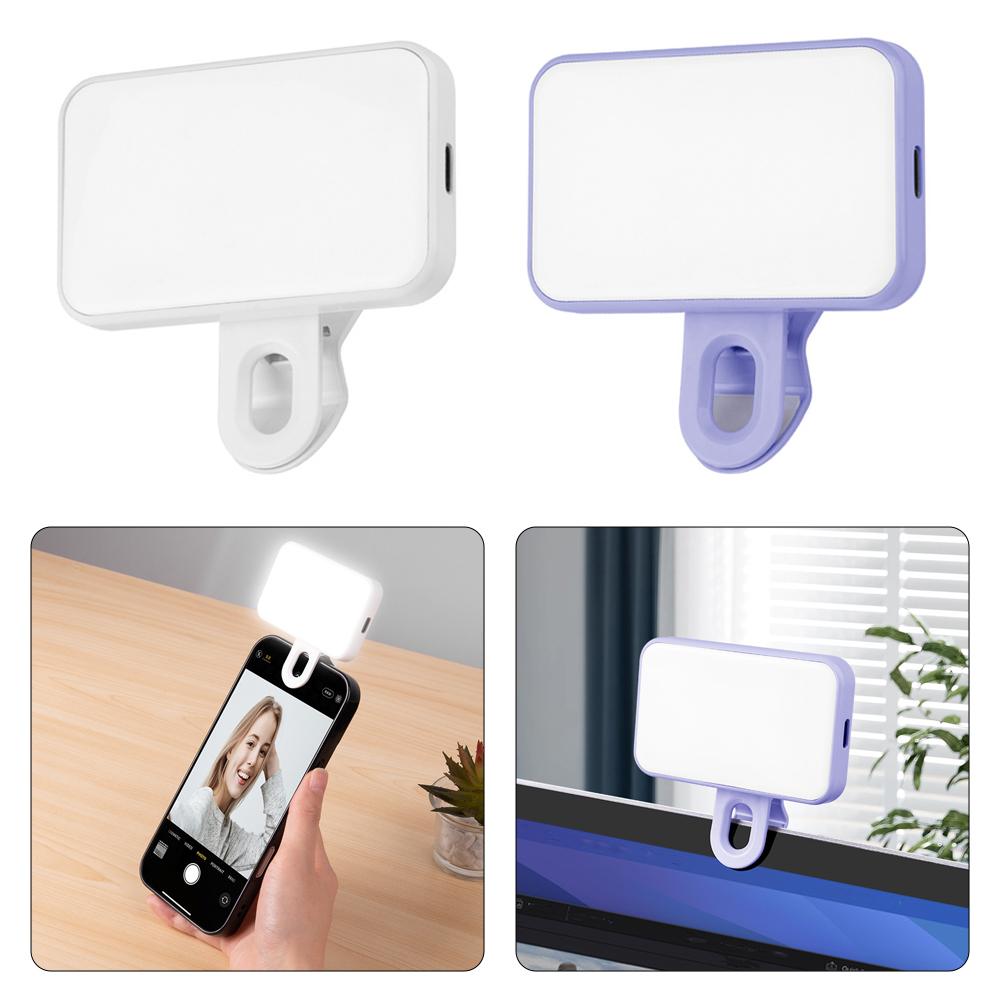 Selfie LED สีคลิปเติมแสง GZ888 - Photography Mobile Lighting บทวิจารณ์และราคา