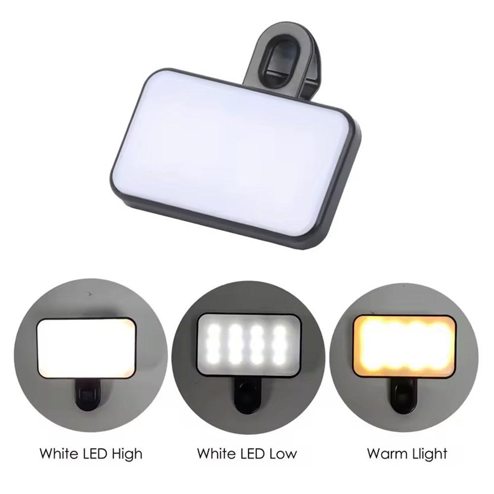 ไฟเซลฟี่แบบมินิ LED 3 โหมดสี ป - Photography Mobile Lighting บทวิจารณ์และราคา